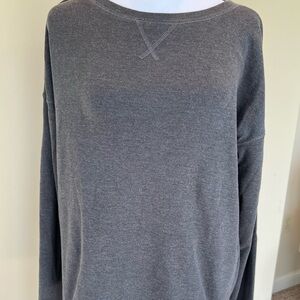 Eddie Bauer women’s legend wash large lightweight gray sweatshirt